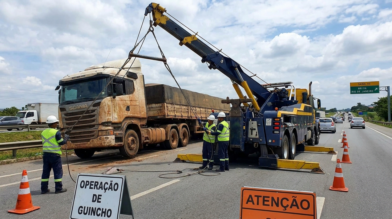 Guincho para Caminhão em Santos‑SP