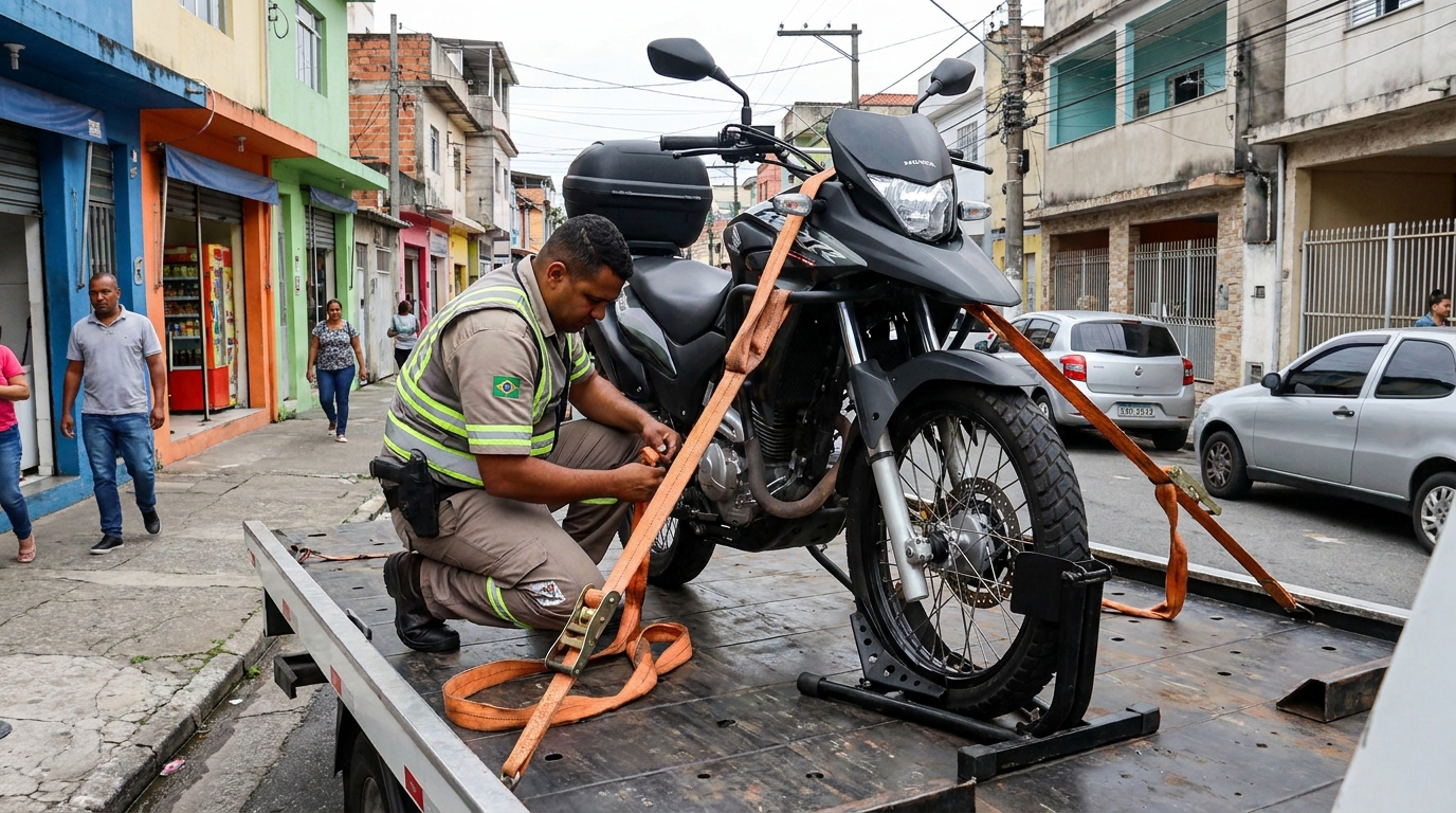 Guincho para Moto em Santos‑SP