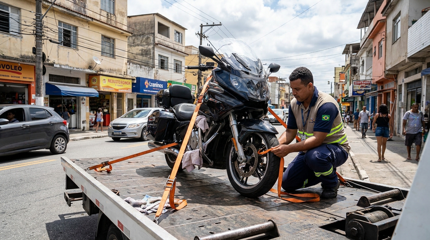 Guincho para Moto em Santos‑SP