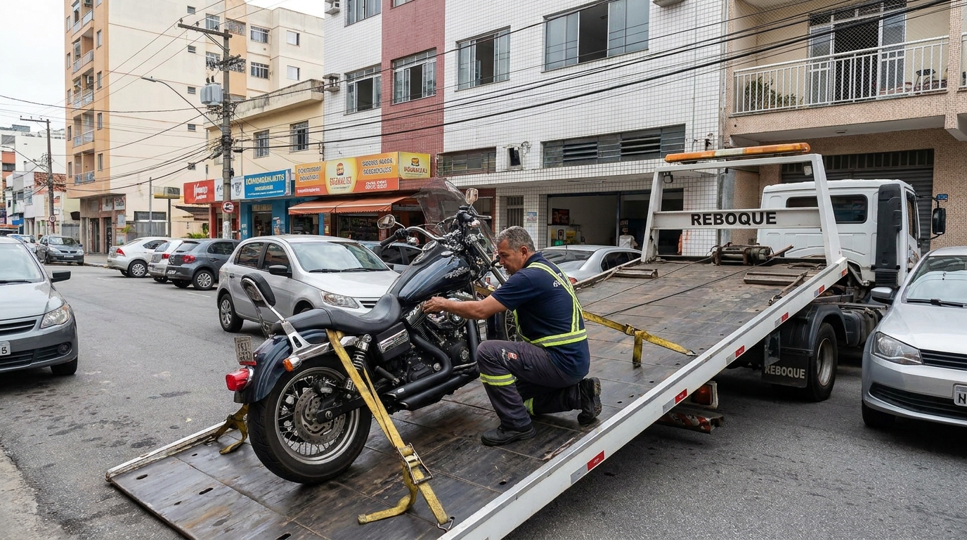 Guincho para Moto em Santos‑SP