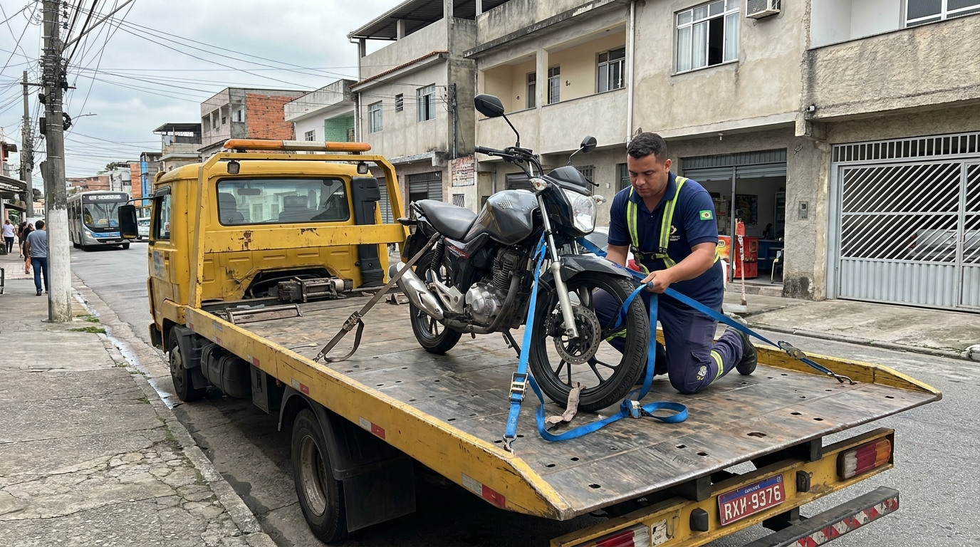 Guincho para Moto em Santos‑SP